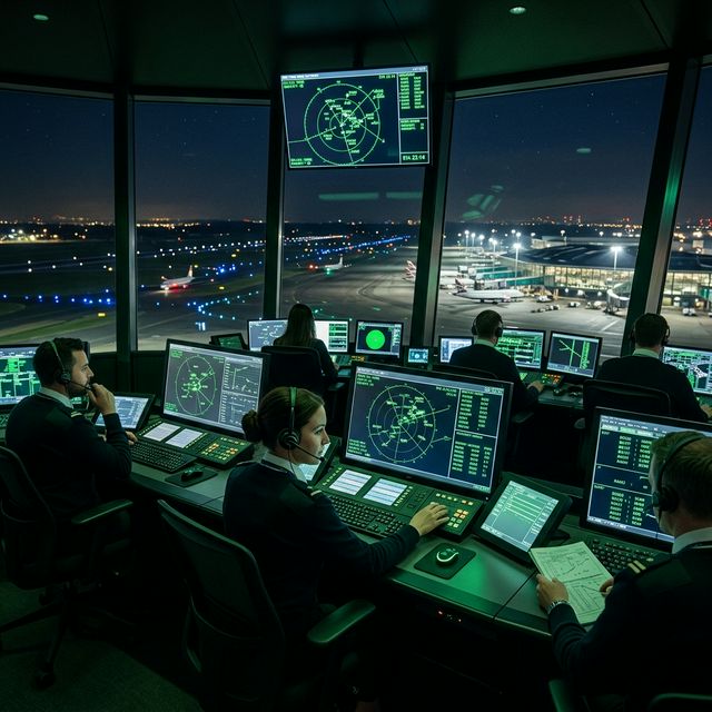 Air Traffic Control Visual Monitoring, EIZO Mission-Critical Displays